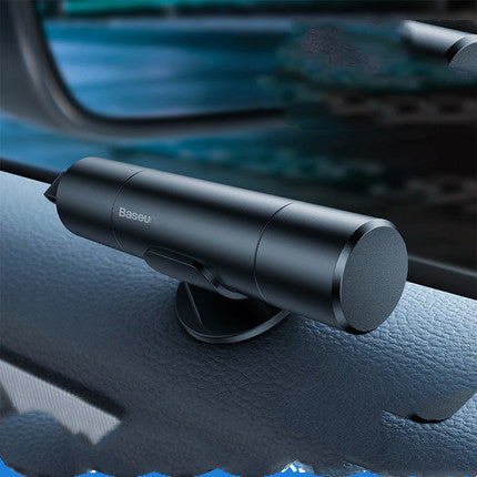 Martelo de Emergência 2 em 1 para Carro — Rompe-vidros e Cortador de Cinto de Segurança, Salva-vidas