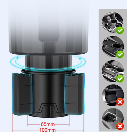Extensor de Porta-copos de Carro para Garrafas Maiores