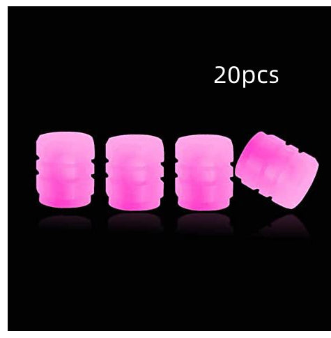Fluorescent Valve Caps for Cars & Motorcycles