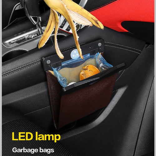Lixeira para Carro com Luz LED